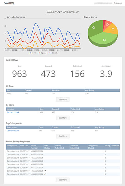 Company Overview Report Screenshot
